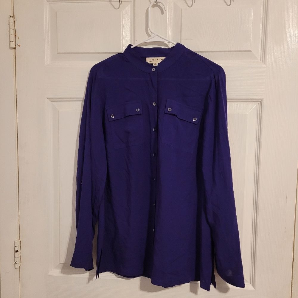 Jones New York sport purple top
